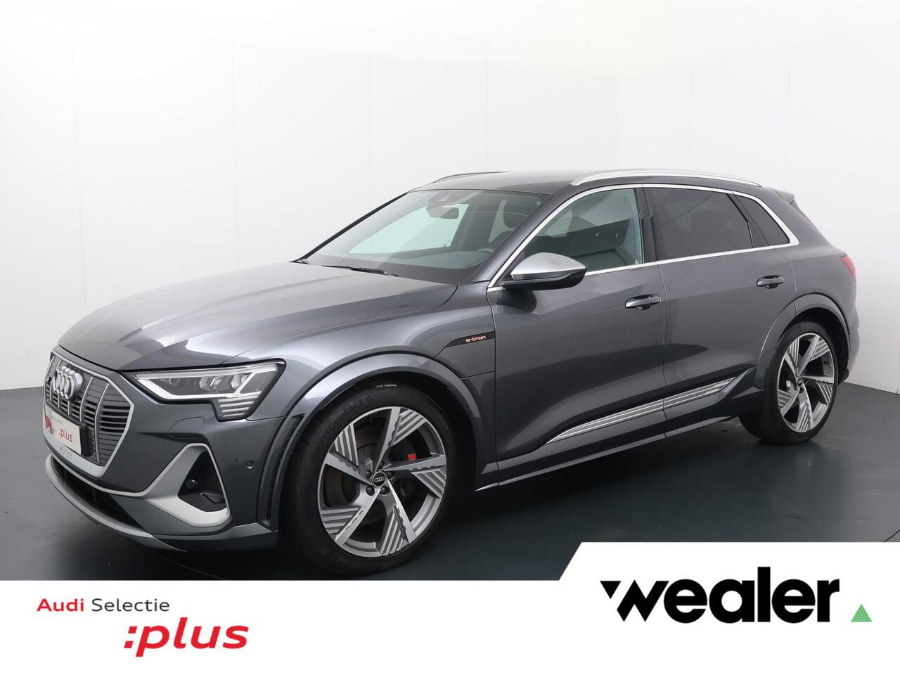 Audi e-tron S quattro 95 kWh | 503 PK | SoH 100% | Trekhaak | S Line | half lederen bekleding | Lichtmetalen velgen 20"|