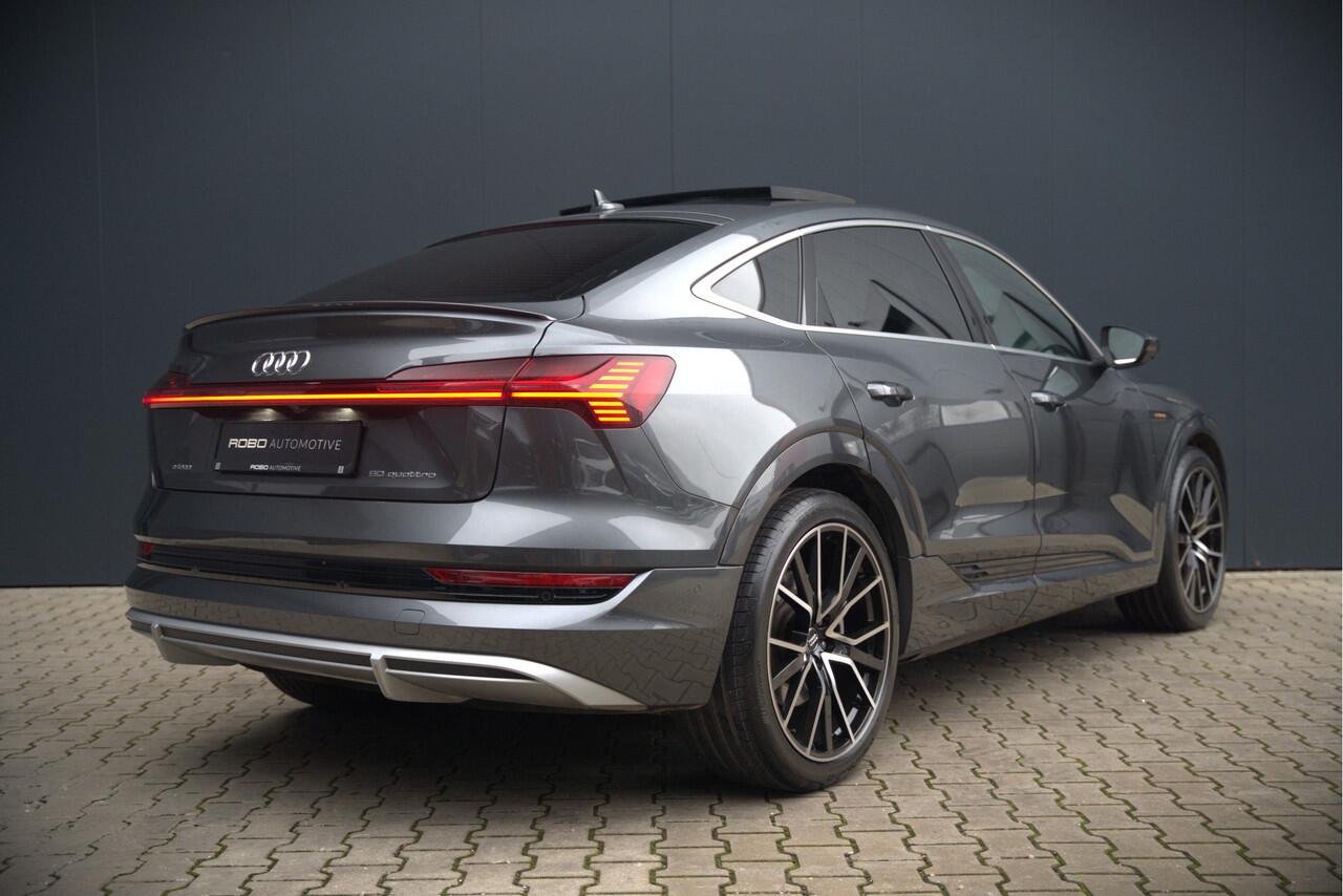 Audi e-tron Sportback 50 quattro S edition 71 kWh | S-Line | Panoramadak | Memory Seats | Luchtvering | Adaptive Cruise Control | Apple Carplay | Keyless | Matrix LED | Leder | Stoelverwarming | NAP |