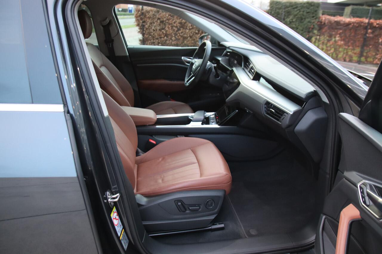 Audi e-tron Sportback 55 quattro Advanced ed. Plus 95 kWh Leder, 1e eig, NL auto, NIEUW!! Prijspakker!