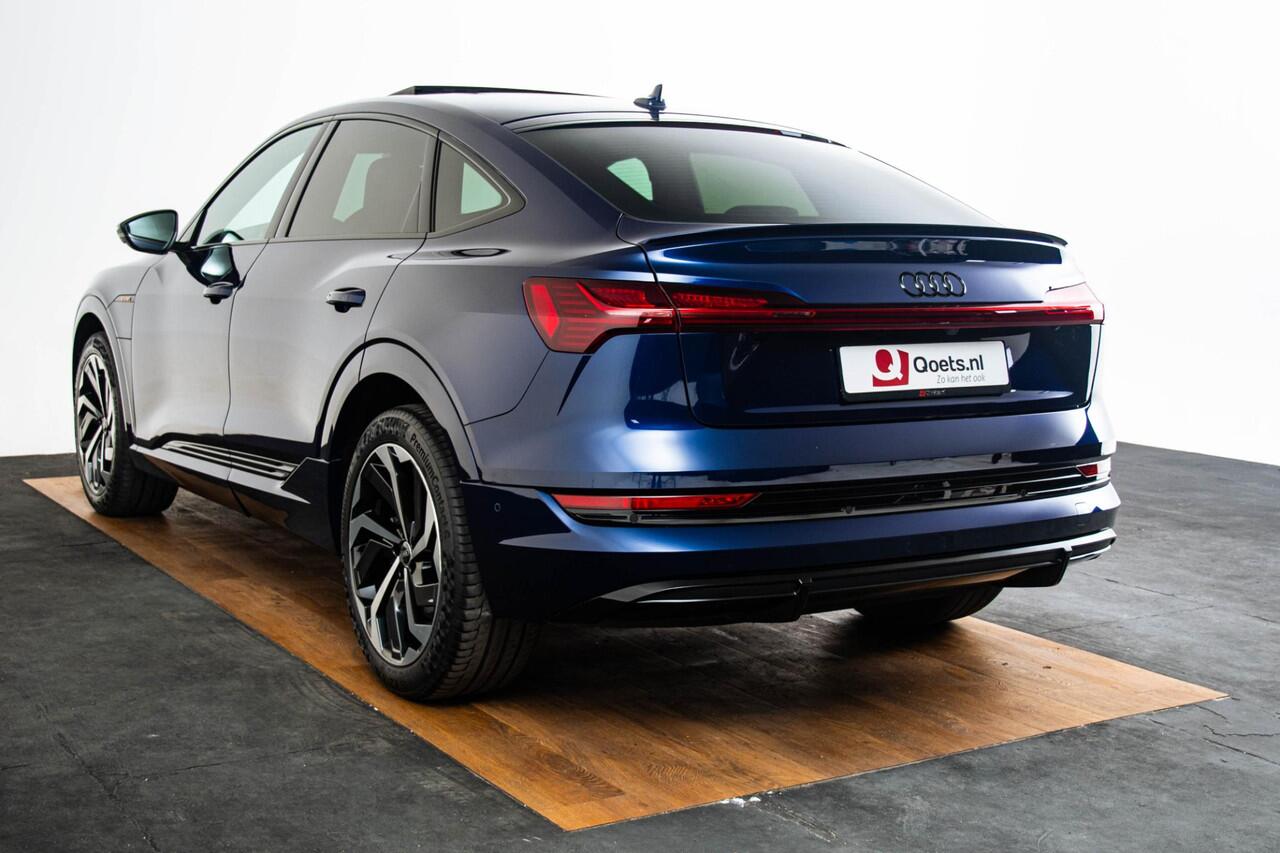 Audi e-tron Sportback 50 quattro S edition 71 kWh Panoramadak - S Sportstoelen - Stoelverwarming voor - B&O - Assistentiepakket Tour - Achterruitrijcamera - interieurvoorverwarming - elektrisch verstelbare bestuurderstoel -