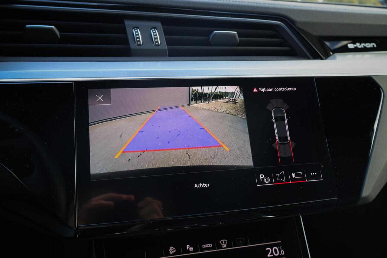 Audi e-tron Sportback 55 quattro 95 kWh | NETTO BIJTELLING SLECHTS ¤ 472,- | RS-STOELEN | ADAPTIVE CRUISE | 22" | B&O SURROUND | PANORAMADAK | VIRTUAL MIRRORS | STUURWIELVERWARMING | TREKHAAK| HEAD-UP DISPLAY | STOELVERWARMING V+A | LUCHTVERING | CARPLAY | DUBBE GLAS