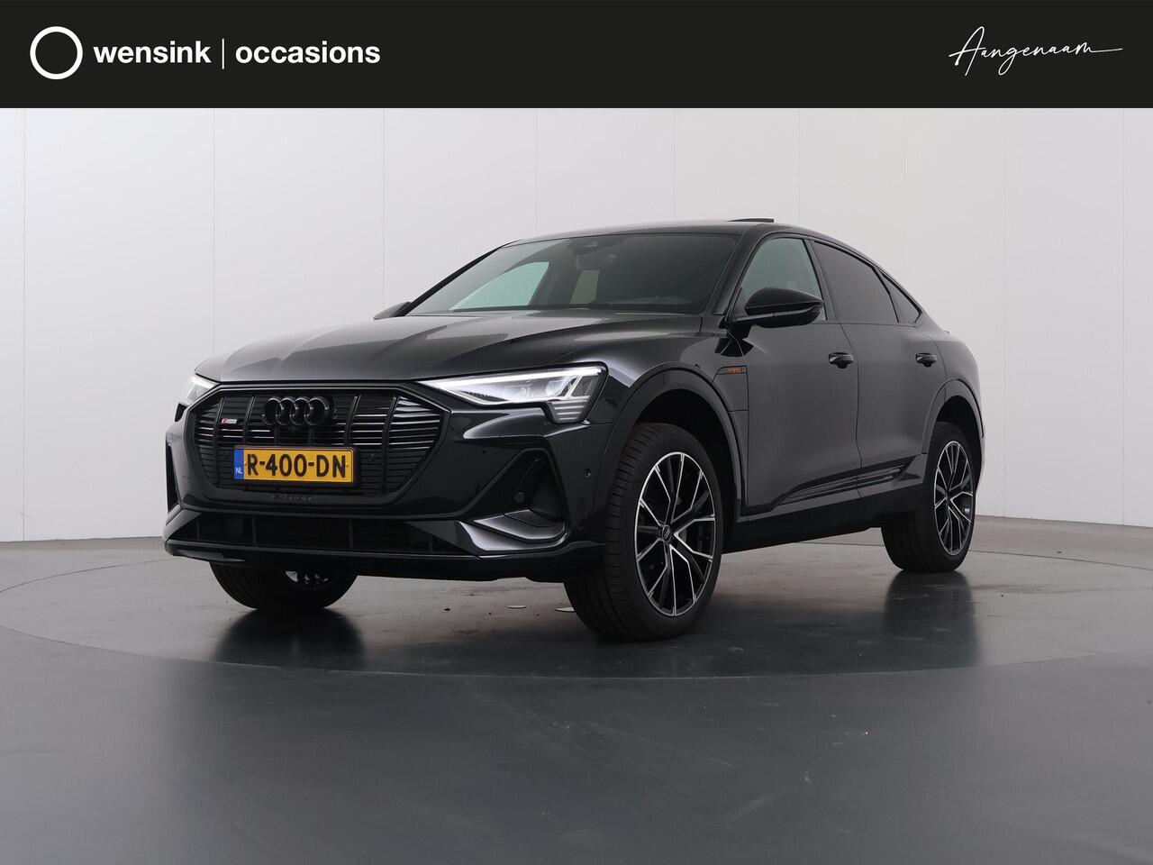 Audi e-tron Sportback 55 quattro S Line 95 kWh | SOH 97,6% | Panoramadak | Digitaal Dashboard | Sportstoelen Ele.verstelbaar + Geheugen | HUD | 360 Camera | DAB | Adaptieve Cruise Control | Ele. kofferdeksel |
