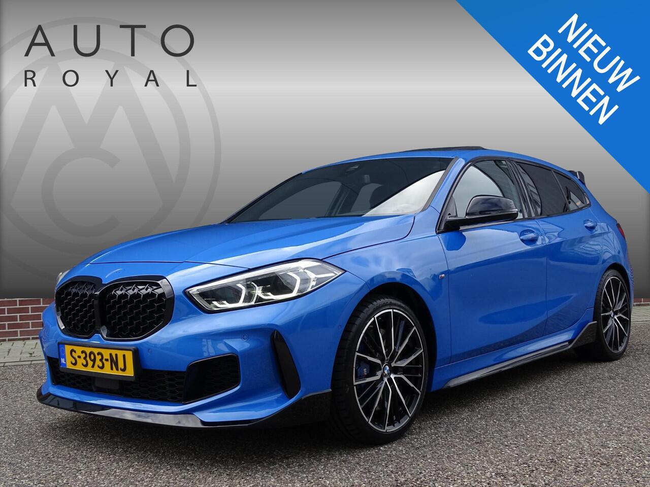 BMW 1-SERIE M135i xDrive High Executive PANORAMADAK|HARMAN/KARDON|DODEHOEK DETECTIE|ACHTERUIT RIJ CAMERA|SPORT STOELEN|KEYLESS ENTRY/GO|NAVIGATIE|LASER KOPLAMPEN | STOEL VERWARMING |