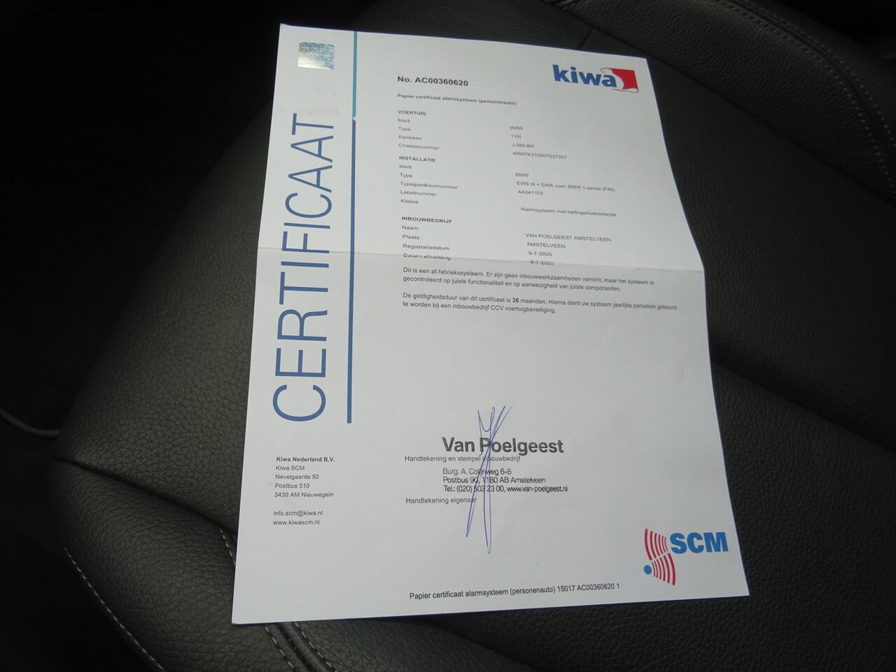 BMW 1-SERIE 118i High Executive Edition * CARPLAY * DEALER ONDERH. !!