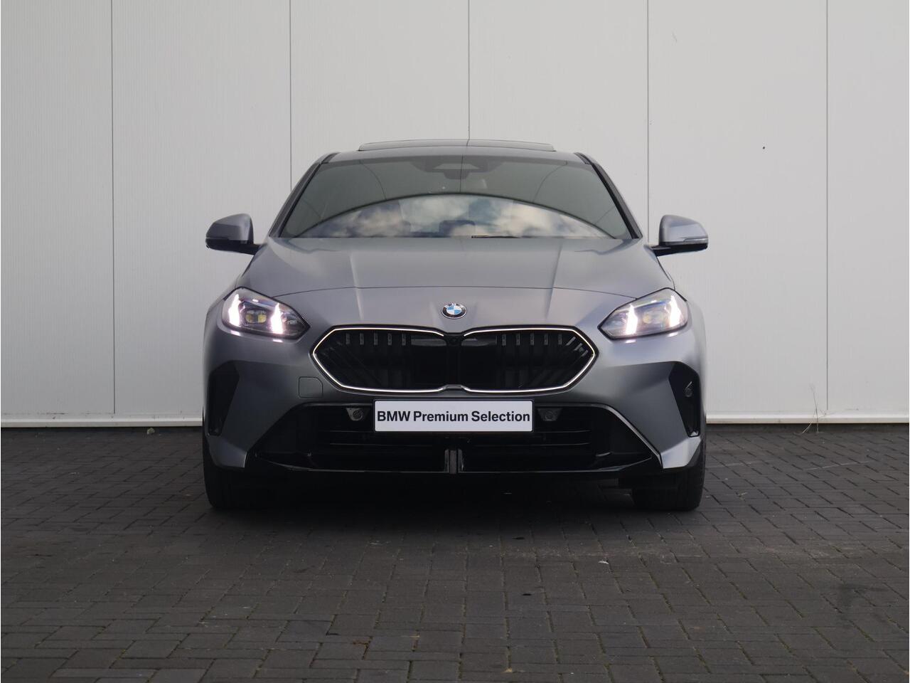 BMW 1-SERIE 120 M Sport Design Edition Individual Frozen Pure Grey metallic/ M Sportpakket Pro/ Stuurwiel verwarmd/ Comfort Access/ Panoramadak/ Head-Up/ Harman-Kardon/