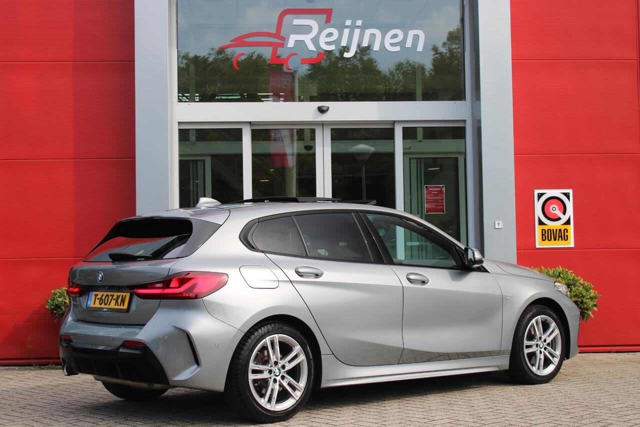 BMW 1-SERIE 118i 136PK INTRODUCTION EDITION M-SPORT | PANORAMISCH SCHUIF/KANTEL DAK | SHADOW LINE PAKKET | SFEER VERLICHTING | LEDEREN BEKLEDING "DAKOTA GEPERFOREERD" | ACHTERUITRIJ CAMERA | PARKEERSENSOREN VOOR EN ACHTER | ALARM | STOEL VERWARMING | DRAADLOZE APPLE 