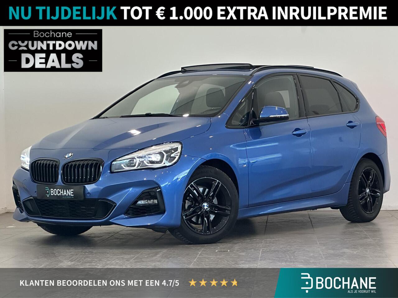 BMW 2-SERIE Active Tourer 218i High Executive | M Sport | Panoramadak | Trekhaak afneembaar | Parkeersensoren voor, achter en achteruitrijcamera