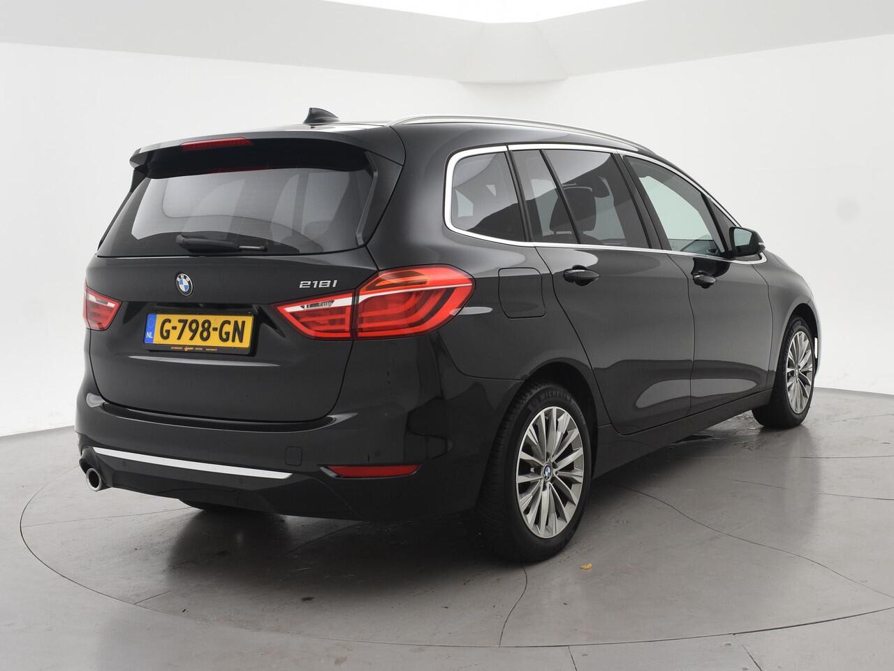 BMW 2-SERIE GRAN TOURER 218i 7-PERS HIGH EXECUTIVE AUT. + HEAD-UP | LEDER | AFN. TREKHAAK | CAMERA | STOELVERW.