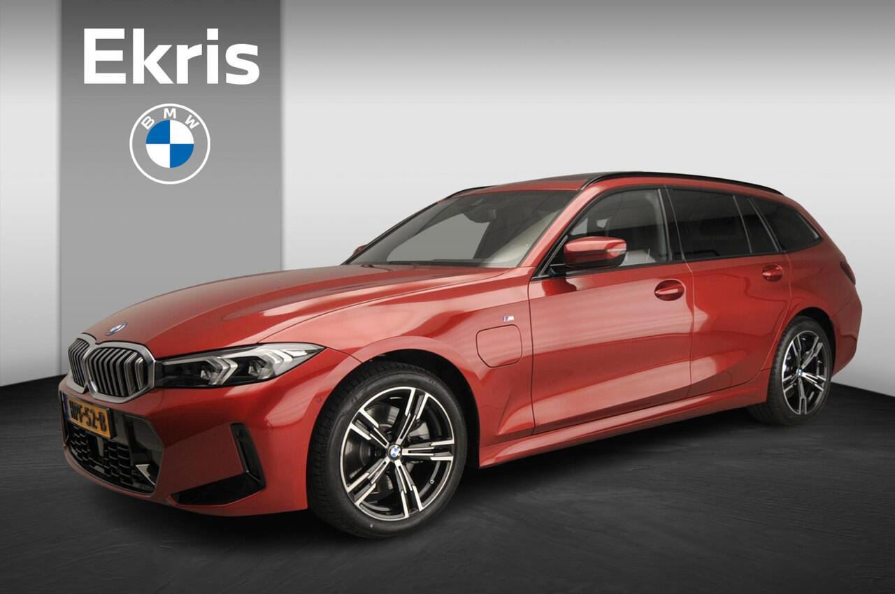 BMW 3-SERIE Touring 330e | M-Sportpakket | LED | Leder | Active cruise | Navigatie | Schuifdak | Trekhaak | DAB | Hifi speakers | Alu 18 inch