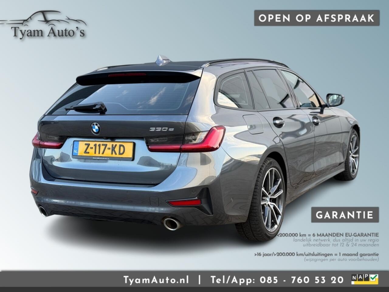 BMW 3-SERIE 330e *61.000 km* LED NAVI BT PDC STOELVERWARMING 18 INCH *APK 10-2027*