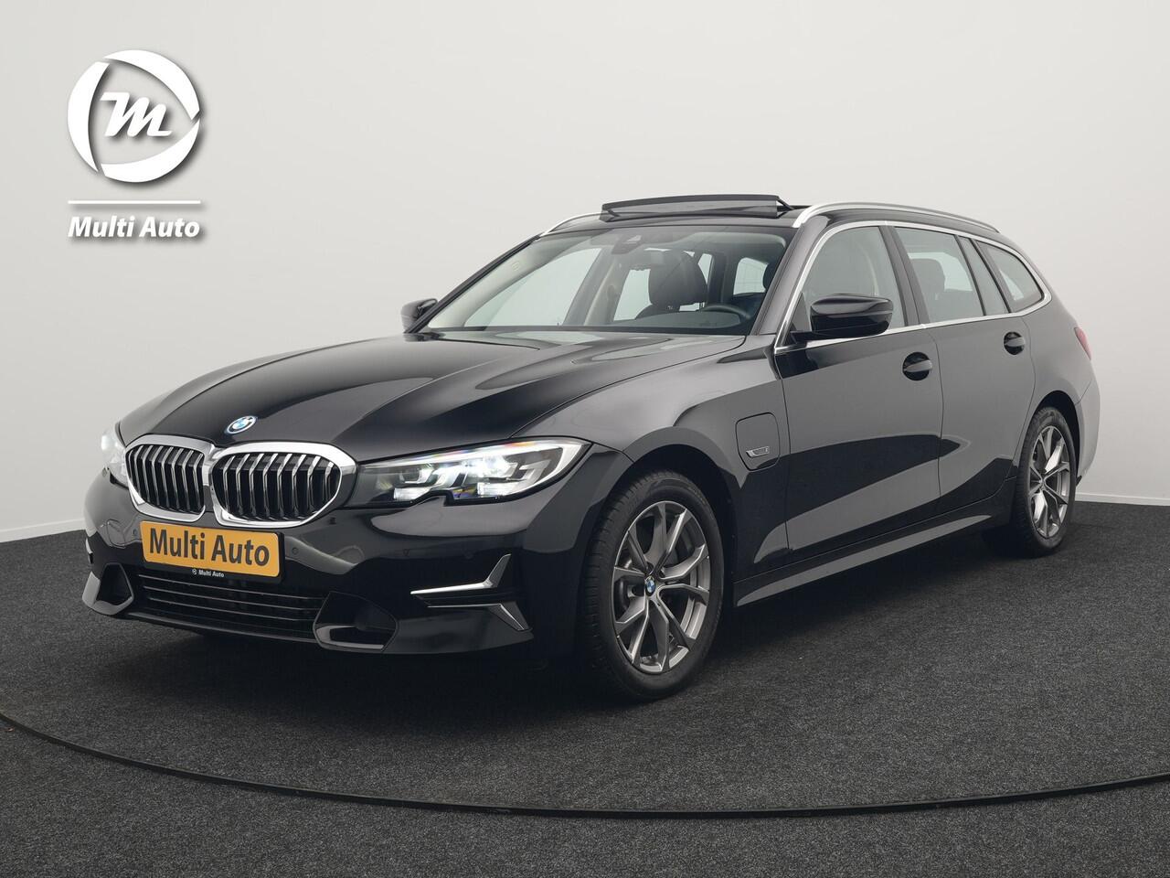 BMW 3-SERIE Touring 320e Sportline Plug In Hybrid 204pk Dealer O.H PHEV | Panodak | Lederen Sportstoelen Verwarmd | Apple Carplay | Sfeerverlichting | Navi Full Map | DAB |