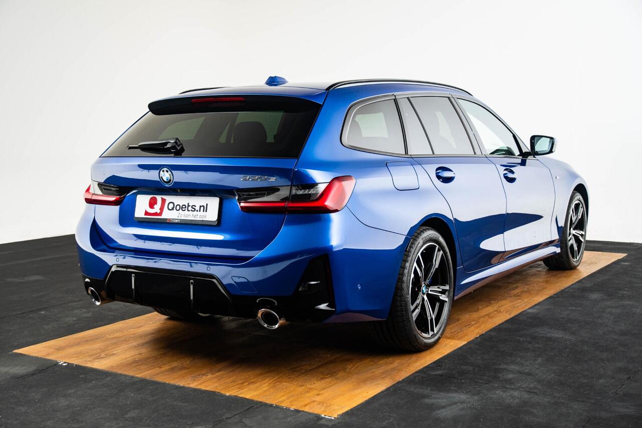 BMW 3-SERIE Touring 330e Long Range - M Sport - Trekhaak - Panoramadak - Elektrisch verstelbare/verwarmde stoelen - Parking/Driving Assistant - Harman Kardon - Getinte ruiten - Comfort Access - Ambiance verlichting -