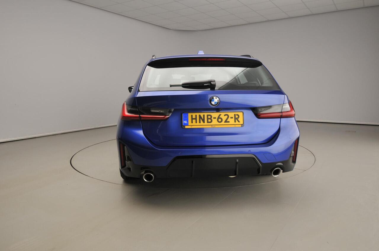 BMW 3-SERIE Touring 318i | M-Sportpakket | LED | Leder | Navigatie | Schuifdak | Trekhaak | Stoelverwarming | DAB | Alu 19 inch
