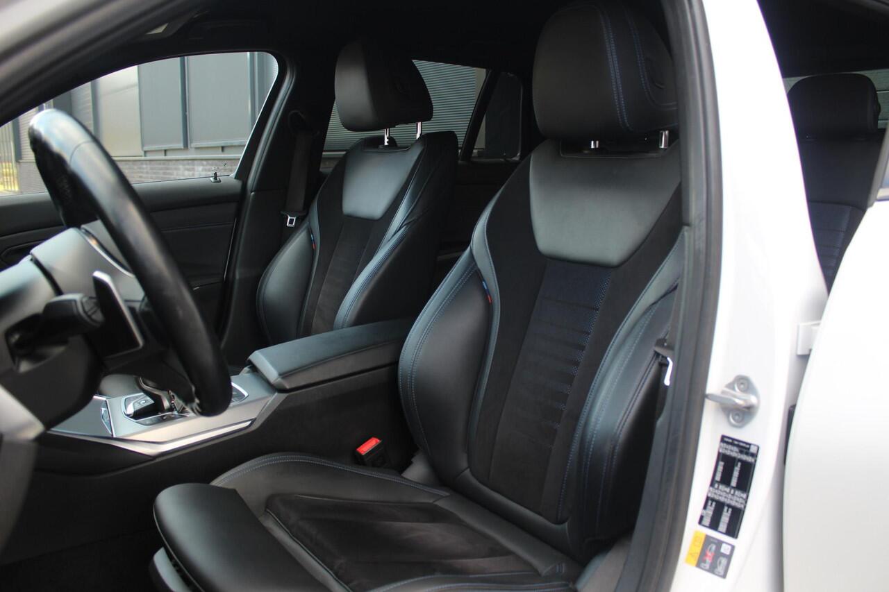 BMW 3-SERIE Touring 330e M Sport | 18" L.M.| Keyless | Camera | Elektrische Achterklep | Stoelverwarming | Mineral-weiss