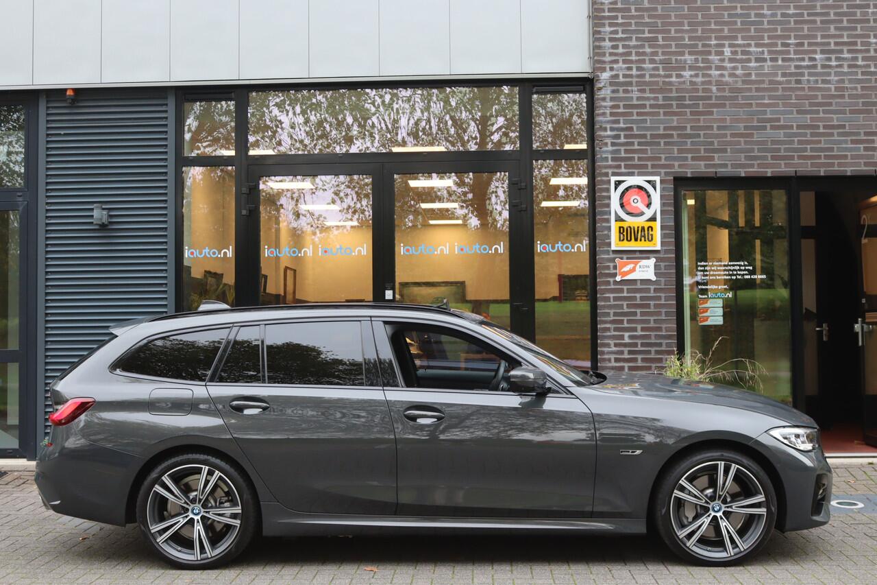 BMW 3-SERIE Touring 330e xDrive M-Sport Shadow Pano/Laser LED/360/Keyless/Elek. stoel+mem/Dodehoek/19"