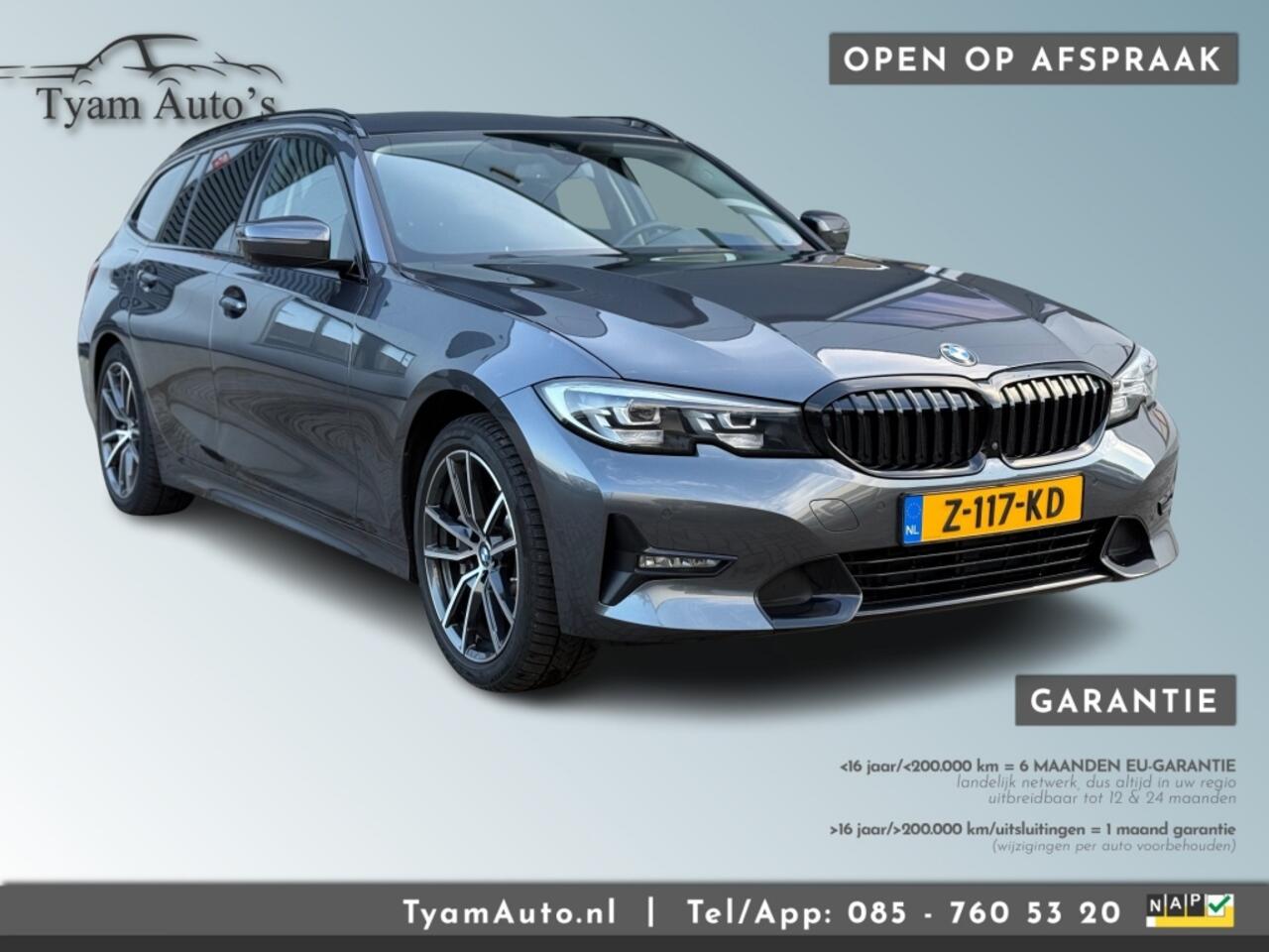 BMW 3-SERIE 330e *61.000 km* LED NAVI BT PDC STOELVERWARMING 18 INCH *APK 10-2027*