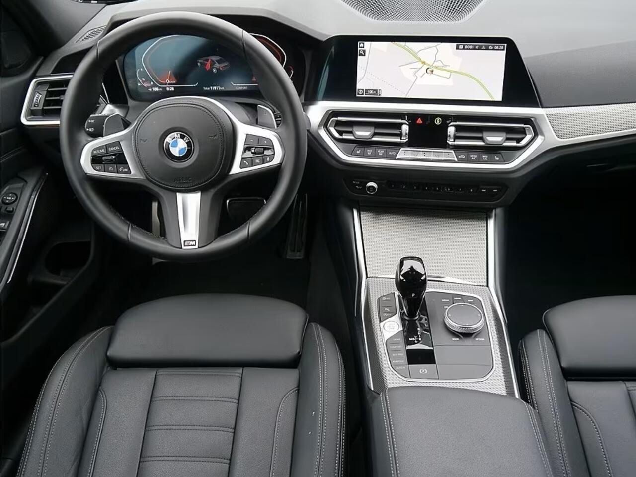 BMW 3-SERIE 320iA M-SPORT ** LED, LC Prof, NAVI+, LEDER, MEMORY-, SPIEGEL-, 18-inch LMV ** UNFALLFREI ** ** INFORMEER OOK NAAR ONZE AANTREKKELIJKE FINANCIAL-LEASE TARIEVEN **