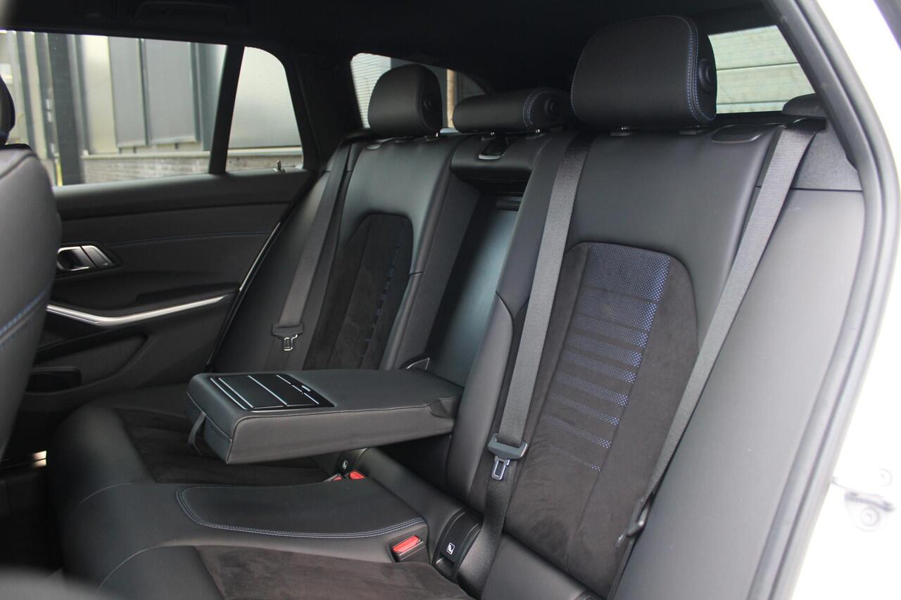 BMW 3-SERIE Touring 330e M Sport | 18" L.M.| Keyless | Camera | Elektrische Achterklep | Stoelverwarming | Mineral-weiss