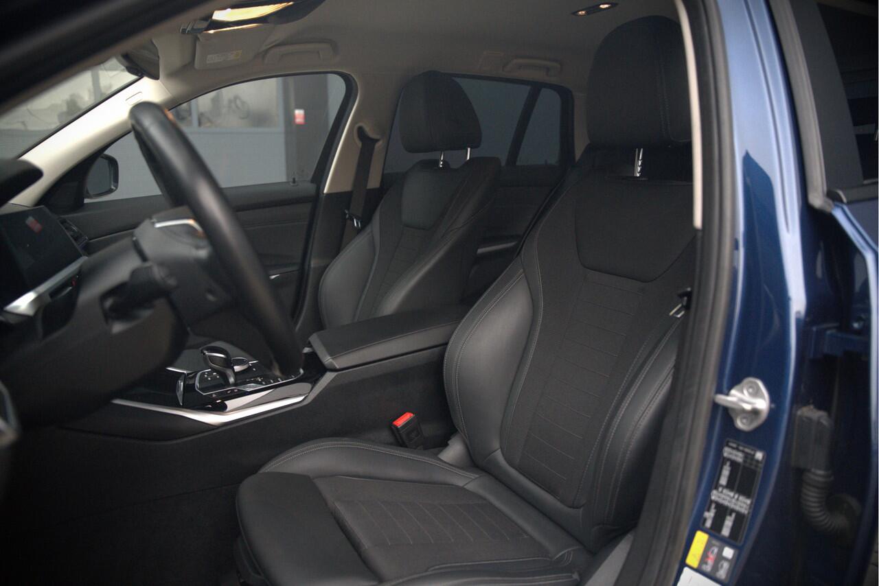 BMW 3-SERIE Touring 330e High Executive Sportline | Keyless | PDC | Leer | Hifi | Ambiance Verlichting | Stoelverwarming | Adaptive Cruise Control | BTW | LED | Shadow Line | Navigatie Prof. | DAB |