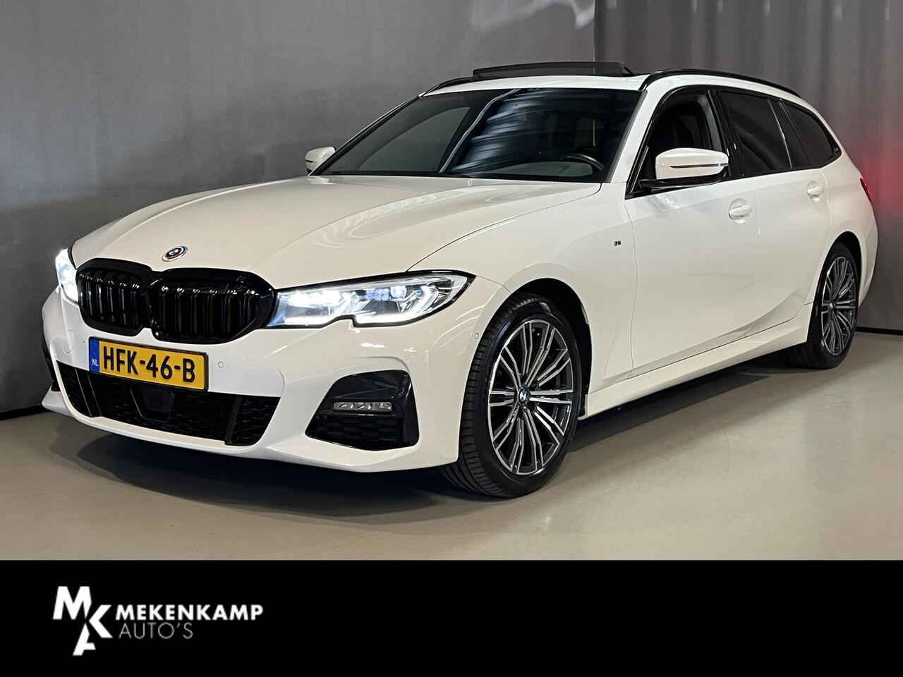 BMW 3-SERIE Touring 318i High Executive M Sport 18"/Panoramadak/Laser LED/Harman Kardon/Dodehoek/Adaptieve cruise/Keyless/Stoelverwarming