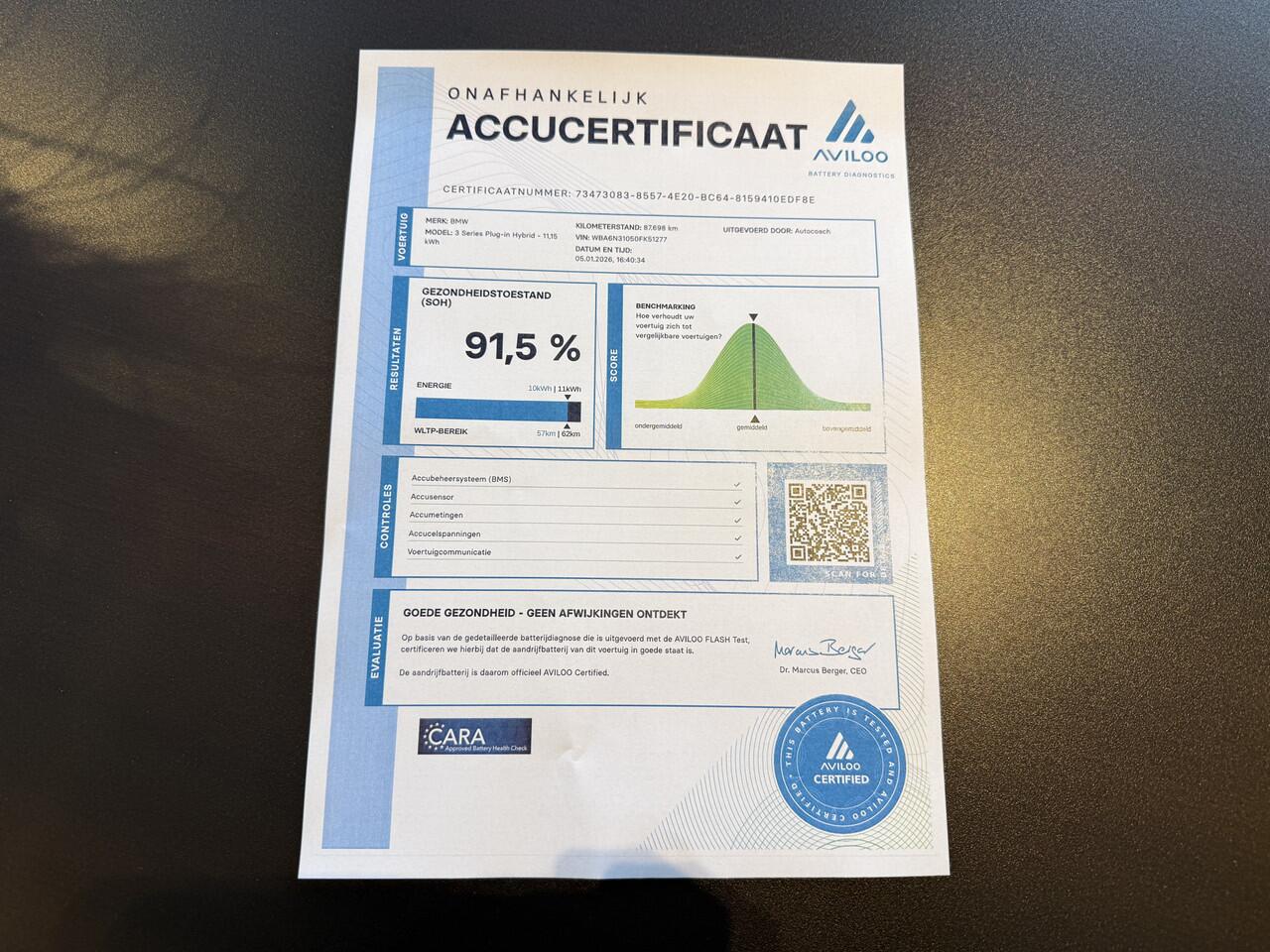 BMW 3-SERIE Touring 330e High Exe 87DKM/PANO/LASER/TREKHAAK/HEAD-UP/H&K/ACC/360CAMERA/LEER-SPORT/18"/SHADOW-LINE/SOH 91,5%/MELBOURNE-RED METALLIC/NET OH BEURT GEHAD BIJ BMW DEALER