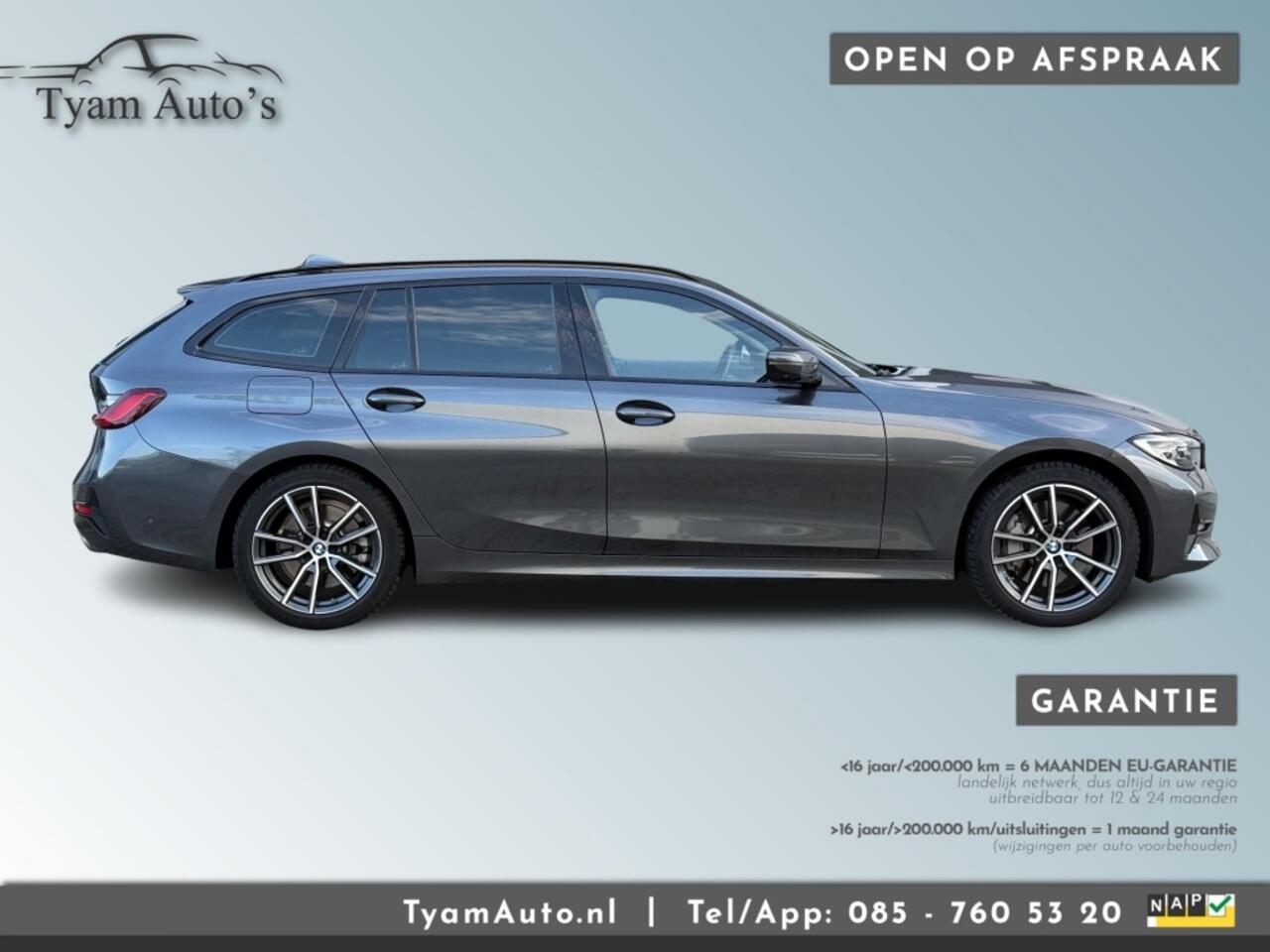 BMW 3-SERIE 330e *61.000 km* LED NAVI BT PDC STOELVERWARMING 18 INCH *APK 10-2027*