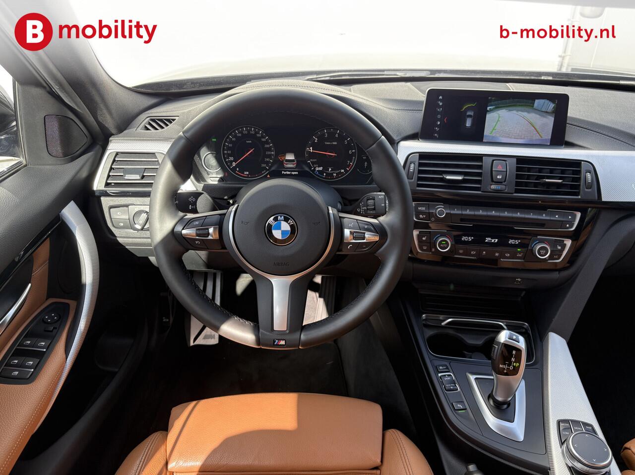 BMW 3-SERIE Touring 318i High Executive M-Sport Trekhaak Apple CarPlay | Achteruitrijcamera | HIFI | Leer | DAB Audio