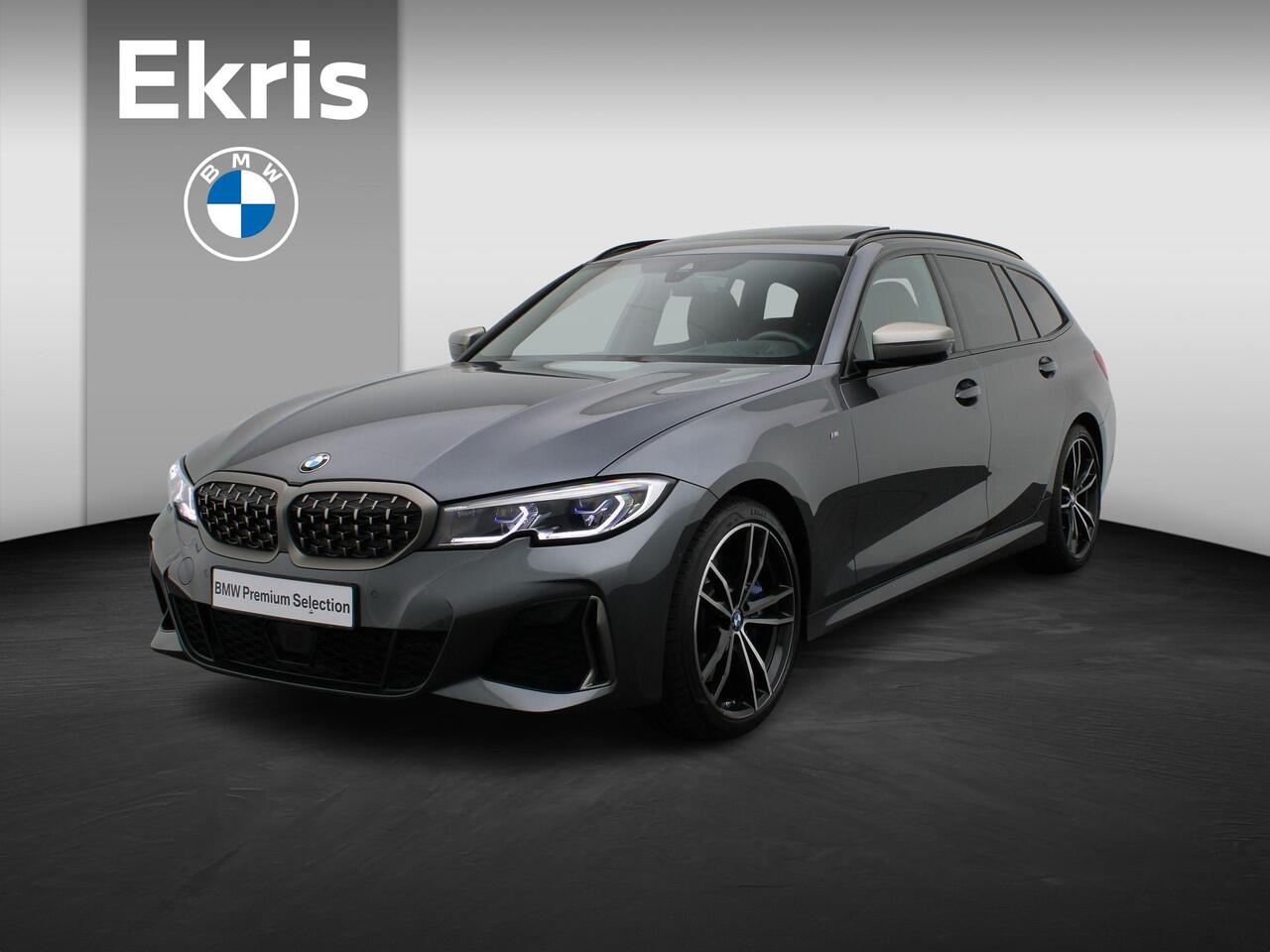 BMW 3-SERIE Touring M340i xDrive High Executive | Comfort Access | Trekhaak | Panoramadak | Elektrisch Verstelbare Voorstoelen | Driving Assistant | Laserlight | Active Cruise Control | 19''