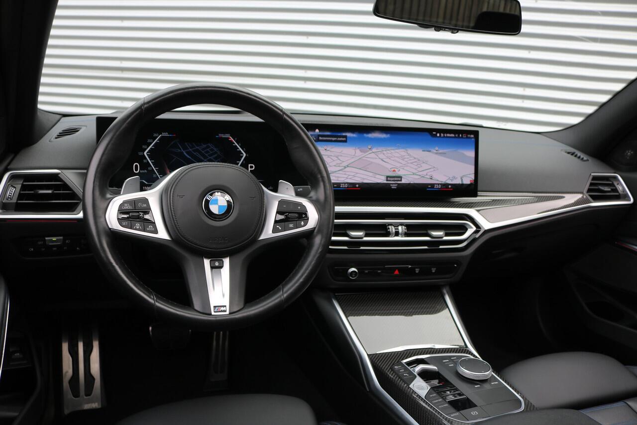 BMW 3-SERIE M340i xDrive 374PK (Schuif/Kanteldak Sportleder/Mermory Carplay 360Camera ACC HarmanKardon HeadUp Full-Led 19M-Velgen)