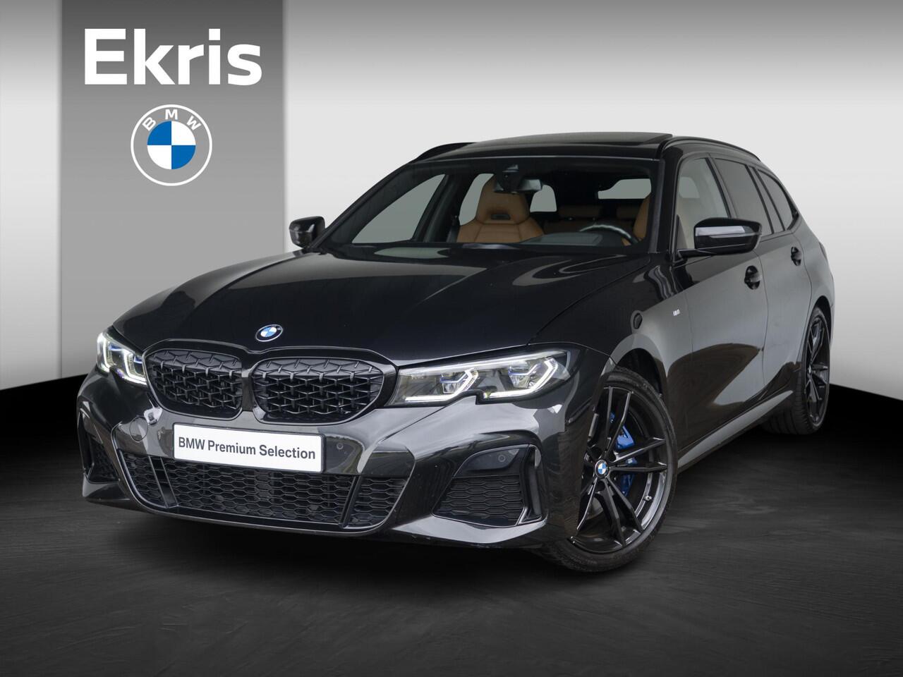 BMW 3-SERIE Touring M340i xDrive | Innovationspakket | Parking Assistant | Verwarmd Stuurwiel | Comfort Access | Achteruitrijcamera | Harman Kardon | Panoramadak | Head-Up Display | 19'' | Trekhaak
