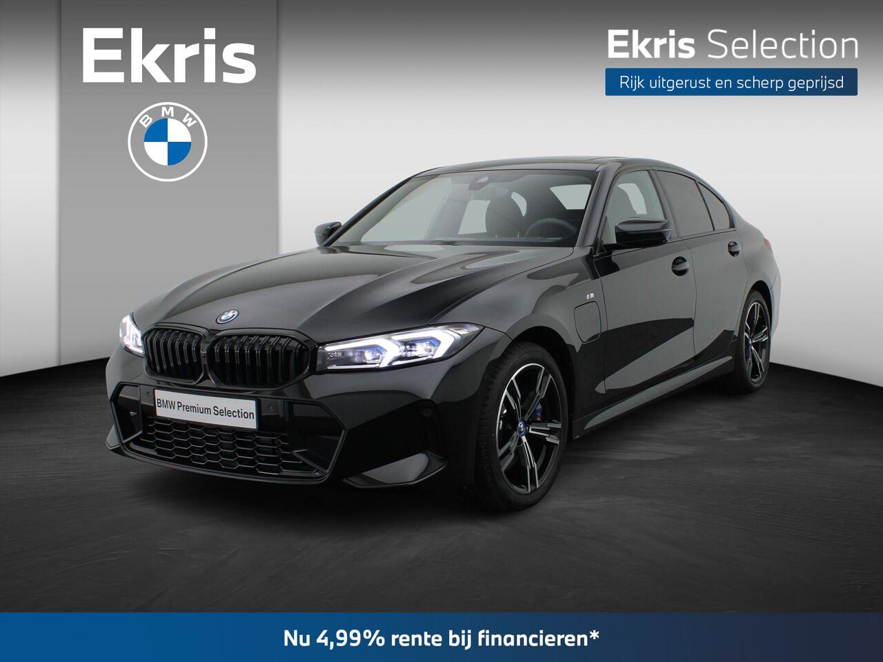 BMW 3-SERIE Sedan 320e M Sportpakket | Travel Pack | Innovation Pack | Entertainment Pack | Stuurwielrand verwarmd | Trekhaak | Schuifdak | 18'' | Ekris Selection