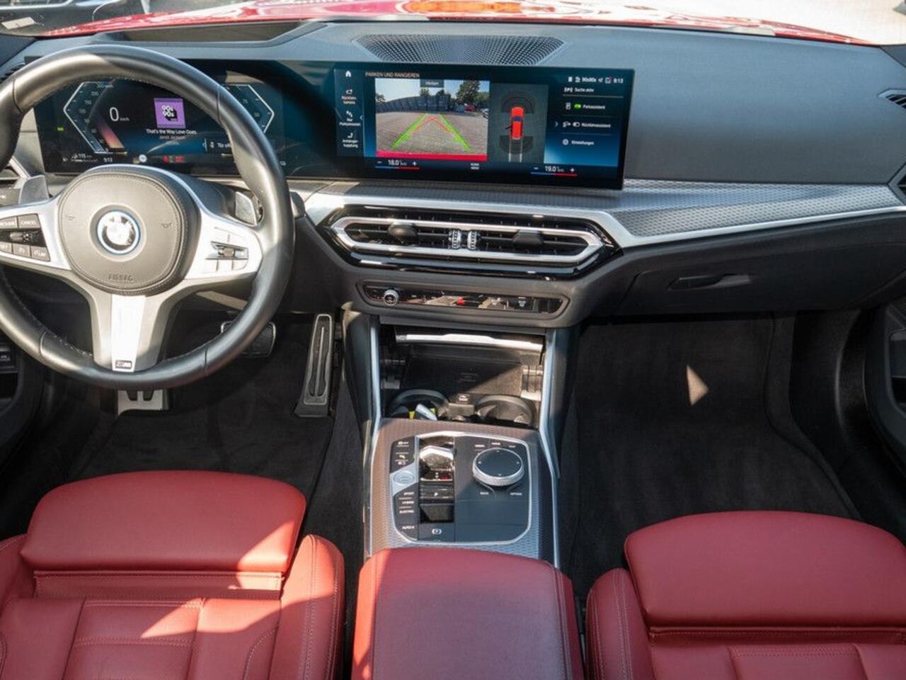 BMW 3-SERIE Touring 330e M-SPORT (LCI) ** LED, ROT LEDER, LIFE COCKP. PROF, PANORAMA, TREKH, 18-inch LMV ** 1e EIG (EX BMW-AG) - UNFALLFREI ** * INFORMEER OOK NAAR ONZE AANTREKKELIJKE FINANCIAL-LEASE TARIEVEN **