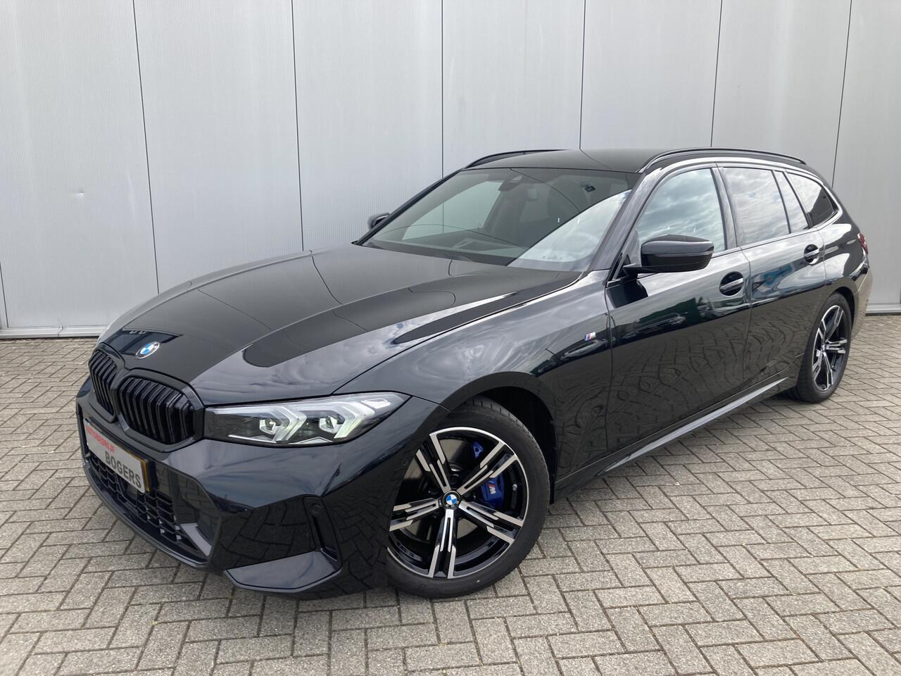 BMW 3-SERIE Touring M-Sport Automaat 330i Wegklapbare trekhaak, Achteruitrijcamera, Lederen bekleding, PDC v+a