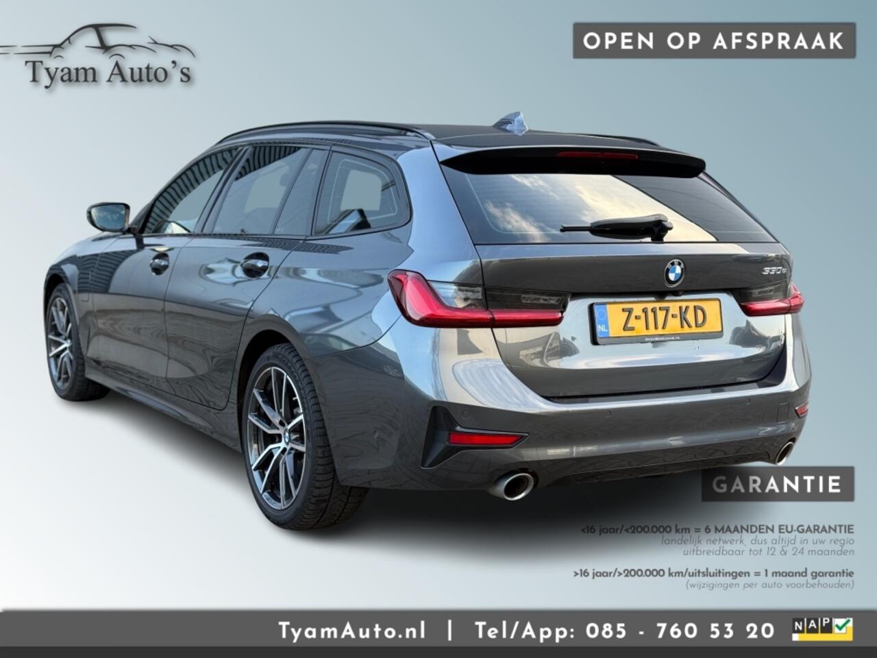 BMW 3-SERIE 330e *61.000 km* LED NAVI BT PDC STOELVERWARMING 18 INCH *APK 10-2027*