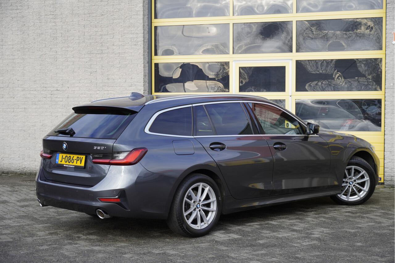 BMW 3-SERIE Touring 320i 184PK! Automaat Executive Edition BJ2020 Lmv 17" | Led V+A | Pdc | Navi | Elek. achterklep | Virtual cockpit | Climate control | Cruise control | Lederen bekleding | Extra getint glas