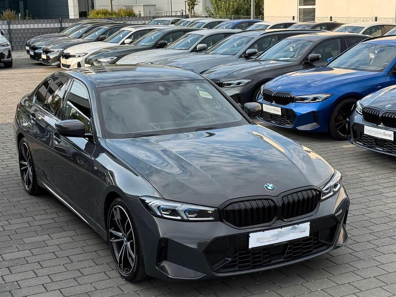 BMW 3-SERIE 320d xDrive M-SPORT ** LED, NAVI+, HALF-LEDER, HuD, ACC, 19-inch LMV, DRAVIT GRAU ** 1e EIG - UNFALLFREI - BMW GAR ** ** INFORMEER OOK NAAR ONZE AANTREKKELIJKE FINANCIAL-LEASE TARIEVEN **