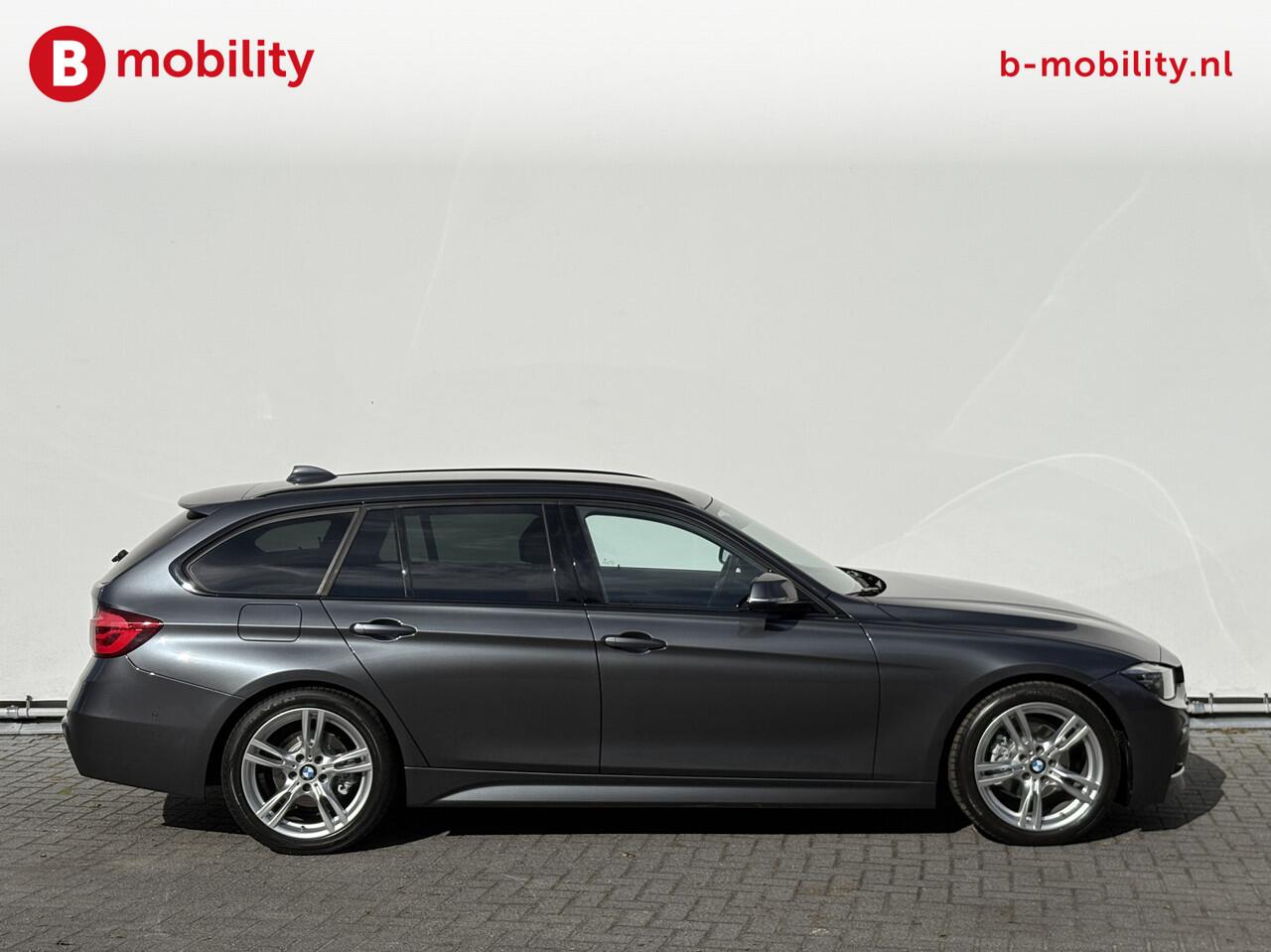 BMW 3-SERIE Touring 318i High Executive M-Sport Trekhaak Apple CarPlay | Achteruitrijcamera | HIFI | Leer | DAB Audio