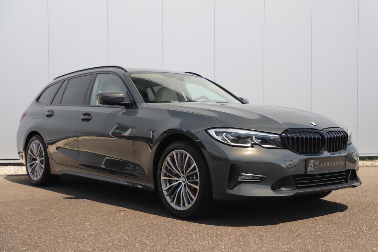 BMW 3-SERIE Touring 330e Business Edition Plus 292PK Black Pack Individual Automaat Trekhaak Sportstoelen Leder 18 inch Laser LED Navigatie Carplay Clima Cruise Stoelverwarming SOH 92%