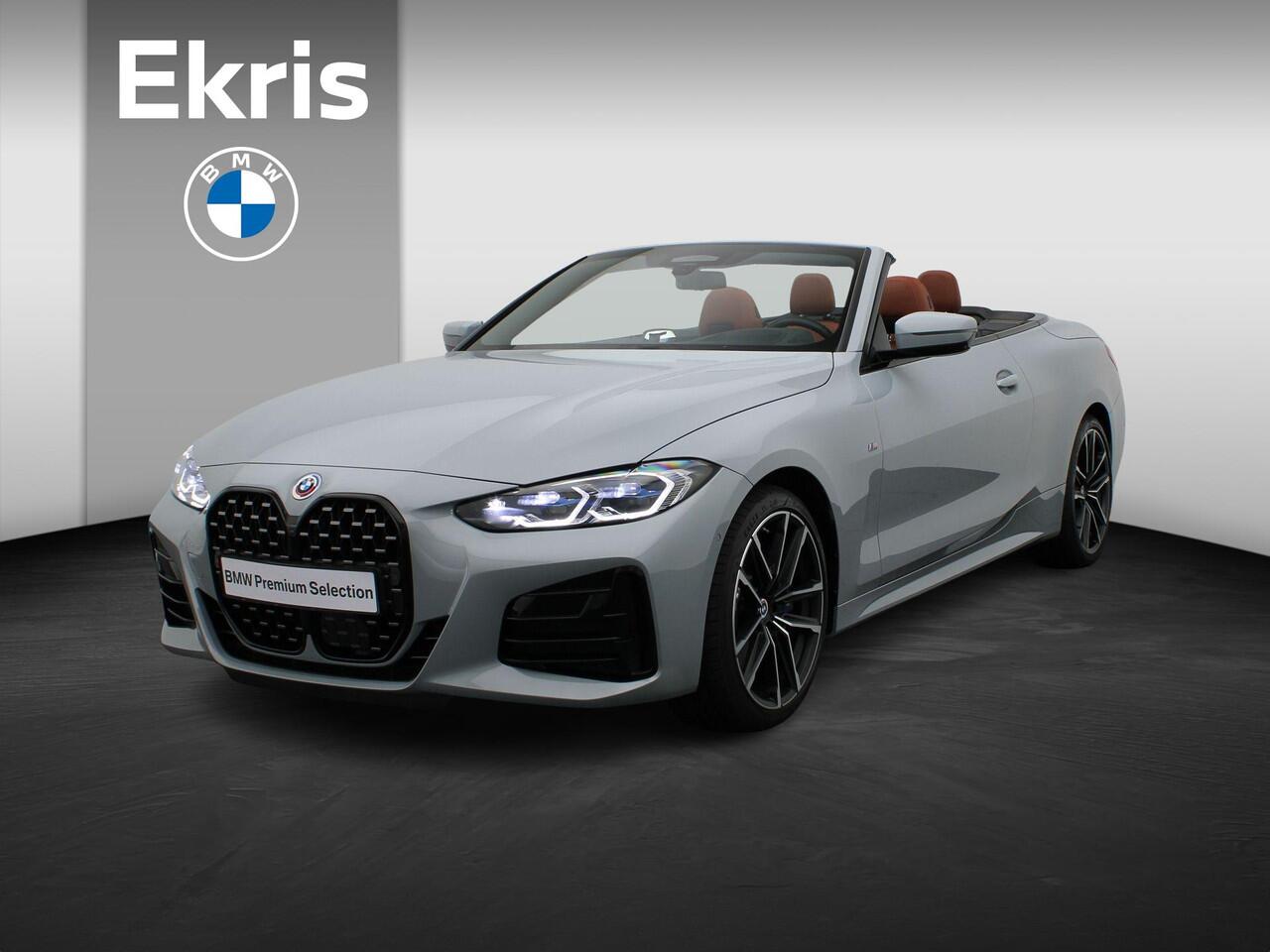 BMW 4-SERIE Cabrio M440i xDrive M Sportpakket | Laserlicht | Stuurwielverwarming | Nekverwarmer | Head-Up Display | 19"