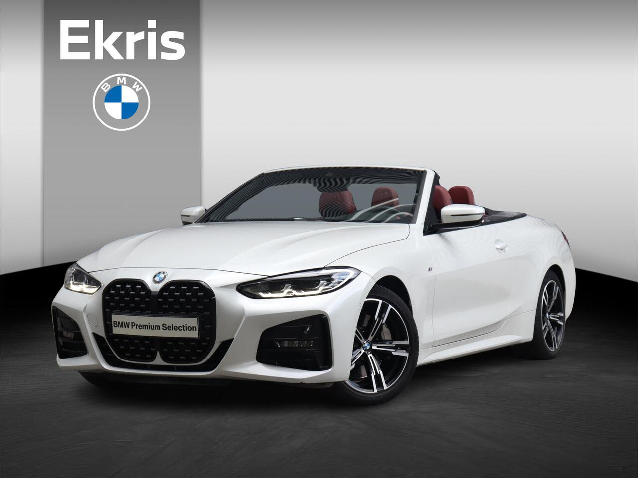BMW 4-SERIE Cabrio 430i | High Executive | M Sportpakket | Harman Kardon | Achteruitrijcamera | Adaptief M Onderstel | Stuurwielrand verwarmd | Comfort Access | BSI* | 18'' LMV