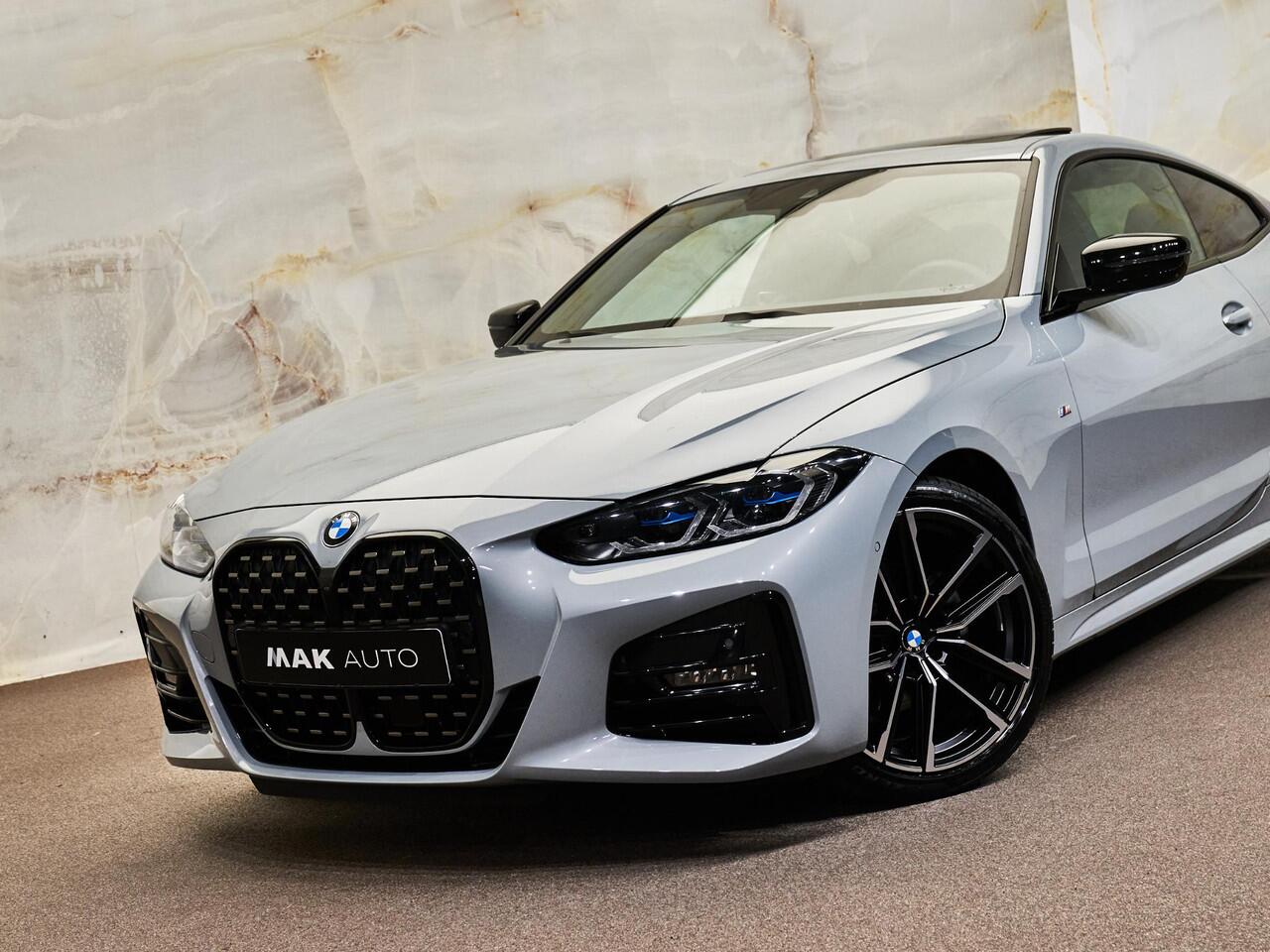 BMW 4-SERIE Coupé 420i M Sport, M Stoelen, schuifdak, H/K, Laser-LED, ACC, 19'', privacy