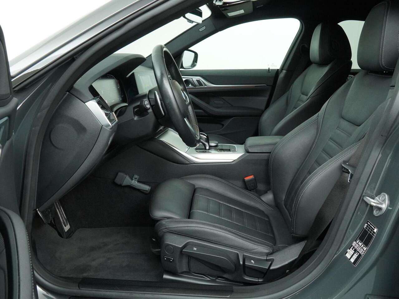 BMW 4-SERIE Gran Coupé 420i Business Edition Plus M Sportpakket | 20" | Leder | Stoelverwarming | Parkeersensoren V+A | HiFi |