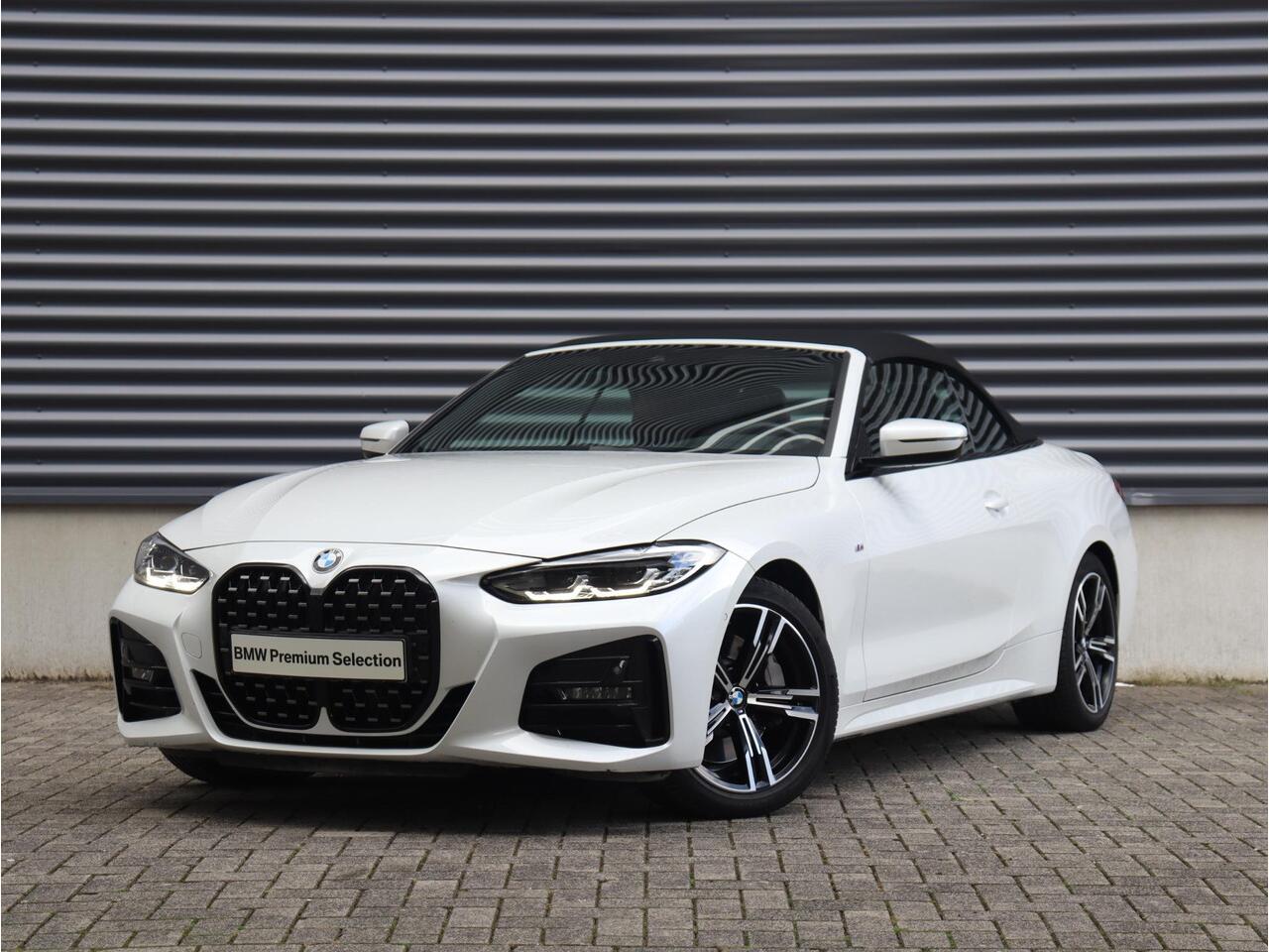 BMW 4-SERIE Cabrio 430i | High Executive | M Sportpakket | Harman Kardon | Achteruitrijcamera | Adaptief M Onderstel | Stuurwielrand verwarmd | Comfort Access | BSI* | 18'' LMV