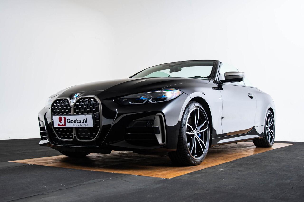 BMW 4-SERIE Cabrio M440i High Executive Parking/Driving Assistant - Active Guard Plus - Head up - Ambiance verlichting - Comfort Access - Air collar - Windscherm - Automatisch dimmende binnen/buitenspiegel -