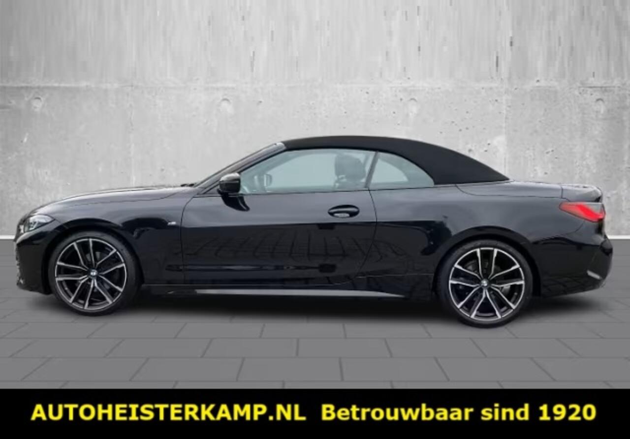 BMW 4-SERIE Cabrio 420i M-Sport Trekhaak Navi Camera LED Keyless Stuur en Stoel verwarming