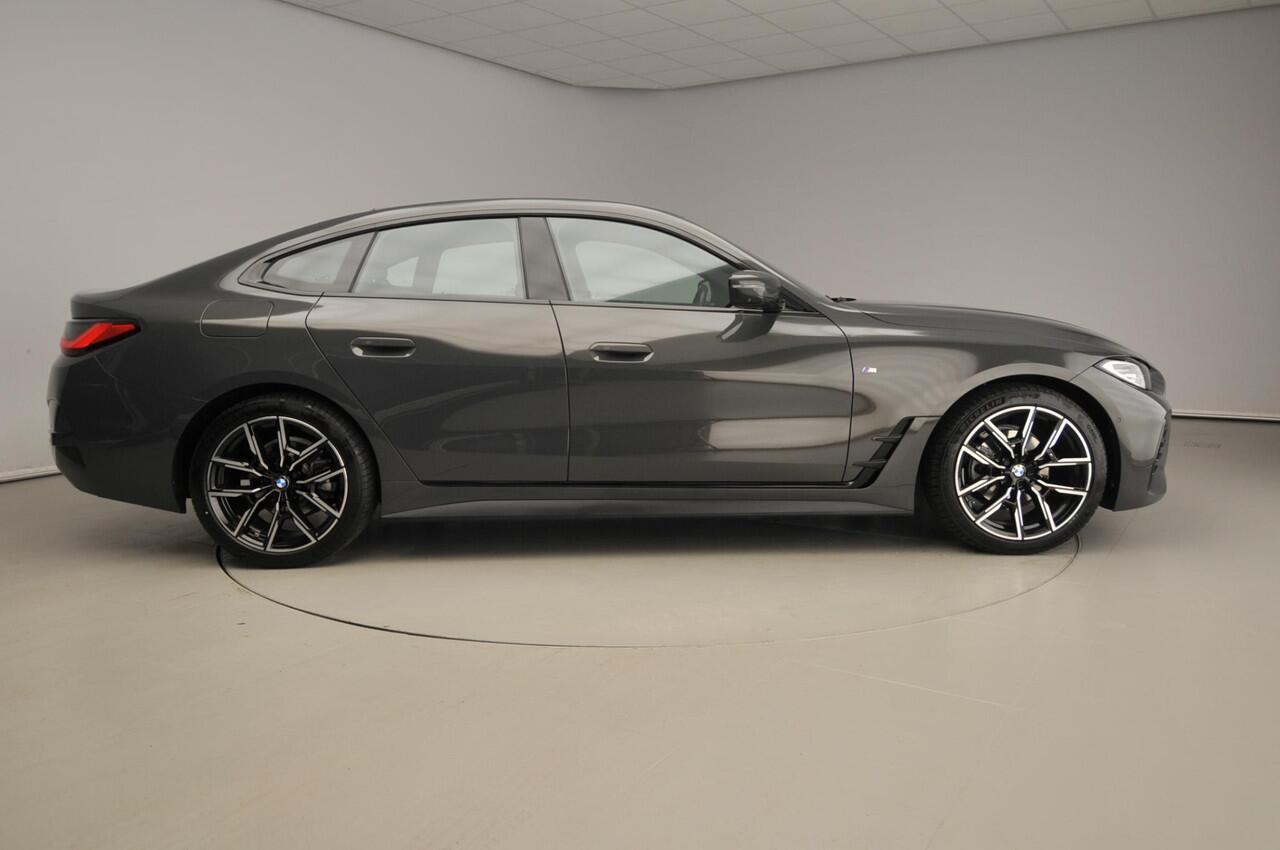 BMW 4-SERIE Gran Coupe 420i | M-Sportpakket | LED | Leder | HUD | Trekhaak | Active cruise | DAB | Hifi speakers | Alu 18 inch