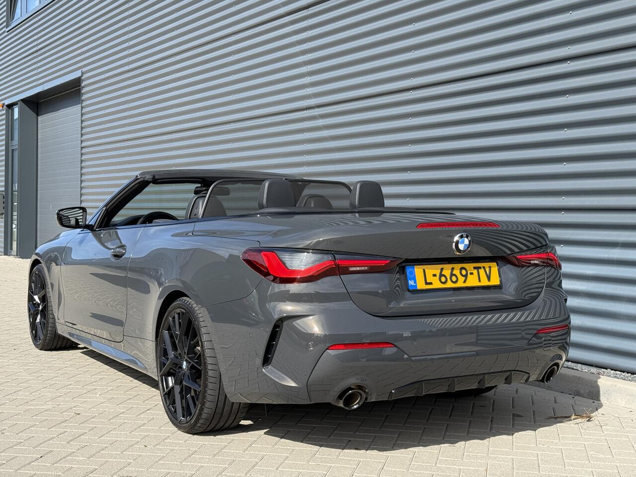 BMW 4-SERIE Cabrio 420i M-Sport Dravit Grijs/Nekverwarmer/camera/20inch