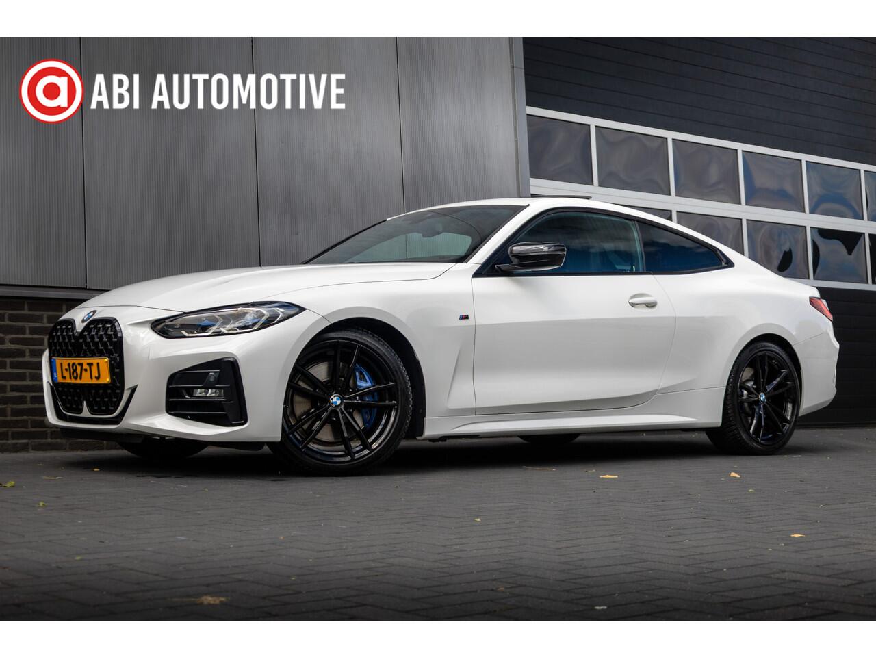 BMW 4-SERIE Coupé 430i 259 pk High Executive M-Sportpakket / NL-Auto/ Keyless/ Head-Up/ Laser/ Schuifdak/ Harman&Kardon/ Apple-Carplay/ Park.Sens/ 19'' LMV
