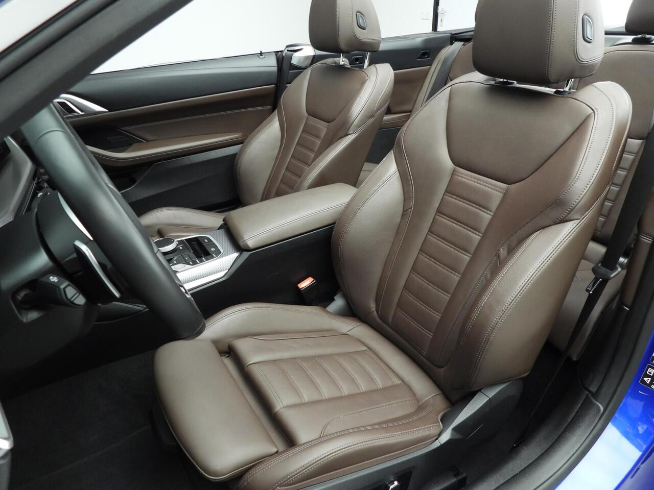 BMW 4-SERIE Cabrio 430i xDrive | M-Sportpakket | LED | Leder | Navigatie | Elektr. zetels | Sportstoelen | DAB | Alu 19 inch