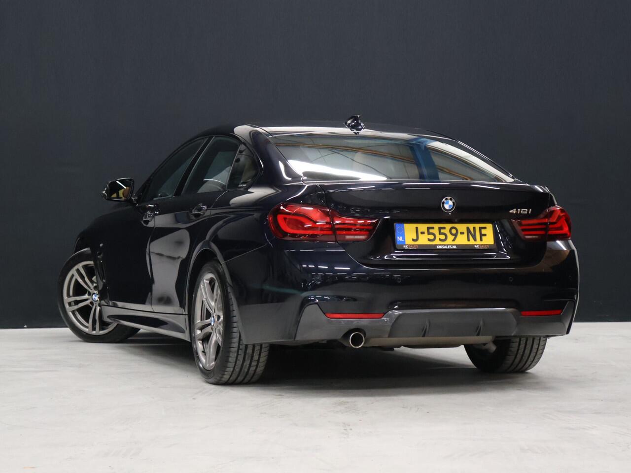BMW 4-SERIE Gran Coupé 418i M Sport [HEAD-UP, SCHUIFKANTELDAK, ELEKTRISCHE STOELEN, CAMERA, PDC 360, STOELVERWARMING, BLUETOOTH TELEFOON, M-PAKKET, NIEUWSTAAT]